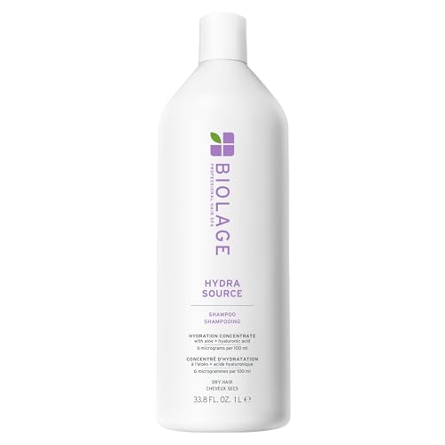 Biolage Hydra Source Shampoo - Softens & Adds Shine, For Dry Hair, Infused with Micro-Filtered Aloe...