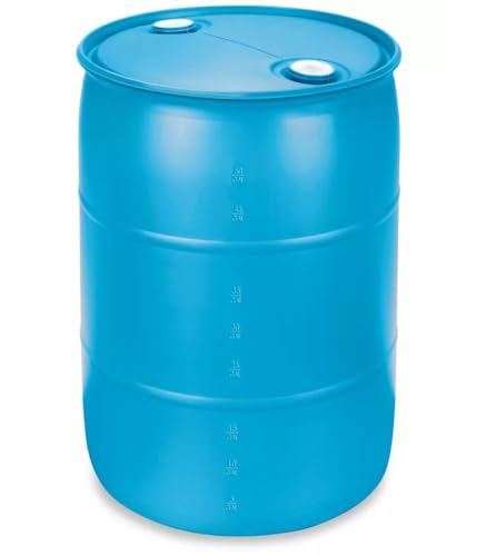 Water Storage Barrel, 55-Gallon, BPA Free, Emergency Supply Container