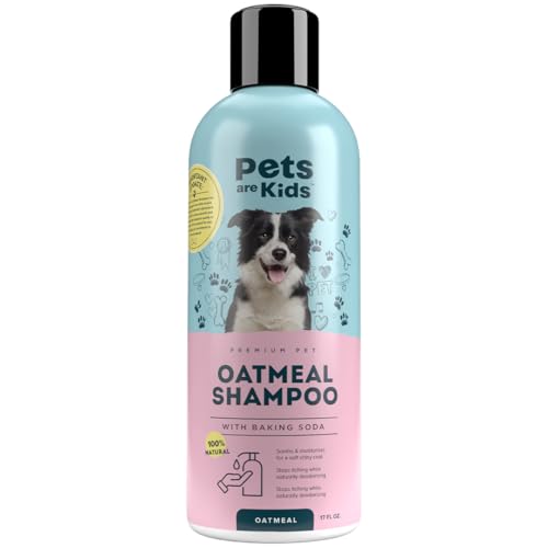 Pets Are Kids Too Oatmeal Dog Shampoo Baking Soda Hypoallergenic Anti Itch Moisturizing Soothing...