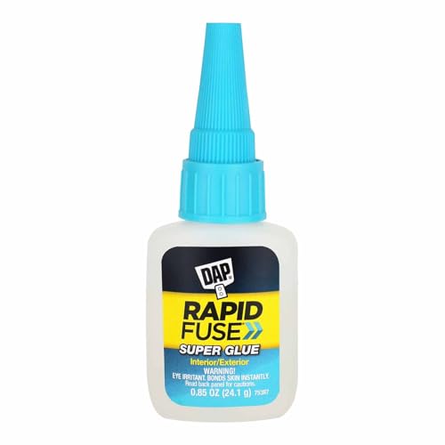 DAP RapidFuse All Purpose Adhesive, Clear, .85 Oz (7079800155)