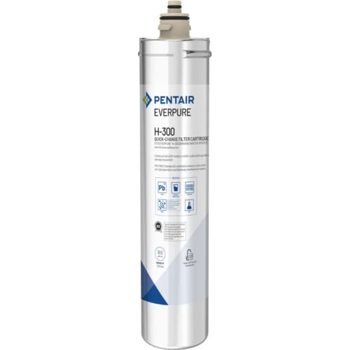 Pentair Everpure H-300 Quick-Change Filter Cartridge, EV927072, NSF Certified to Reduce Lead, For...