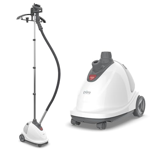 Pure Enrichment PureSteam XL Standing Fabric Steamer - Professional Wrinkle Remover Heats in 45...