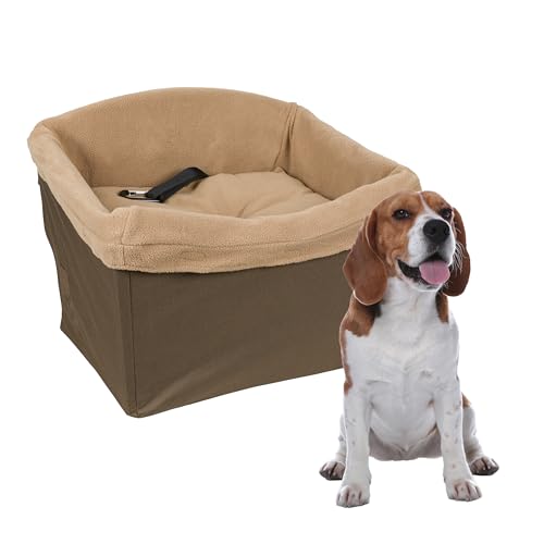 PetSafe Happy Ride Dog Safety Seat - Dedicated Pet Car Seat for Small Dogs - Elevated Booster Seat -...