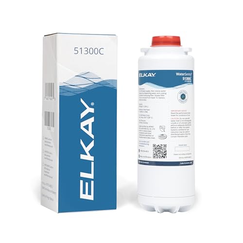 Elkay Genuine WaterSentry 51300C Lead + Microplastics NSF/ANSI Certified Filter (Single)(Bottle...