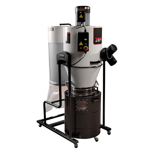 JET Cyclone Dust Collector, 2-Micron Filter, 2 HP, 230V 1Ph (Model JCDC-2)