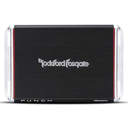 Rockford Fosgate PBR300X4 Punch BRT 300-Watt Ultra Compact 4-Channel Amplifier