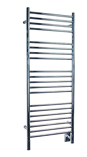 Amba Jeeves DSP-20 Model D 20-1/2' W x 52-3/4' H Straight Electric Heated Towel Warmer -Polished