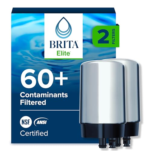 Brita Faucet Water Filter for Sink Water Filtration System, BPA-Free, Reduces 99% of Lead, Replaces...