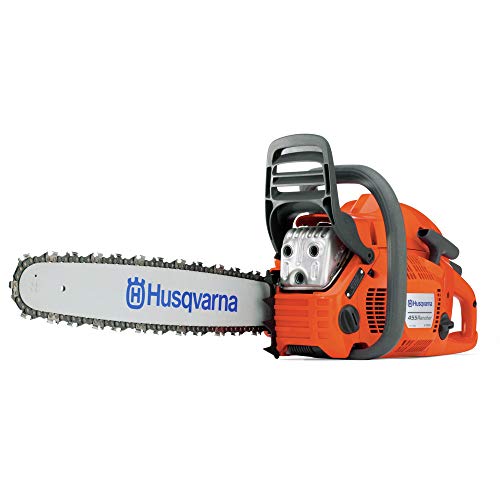 Husqvarna 965030298 455 Rancher 20-Inch 55-1/2cc 2-Stroke Gas-Powered Chain Saw, Orange (965030298)