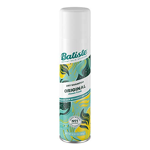 Batiste Original Dry Shampoo, 6.76 OZ / 200ml , Powder, Oily Hair, Oil Control, Citrusy Scent