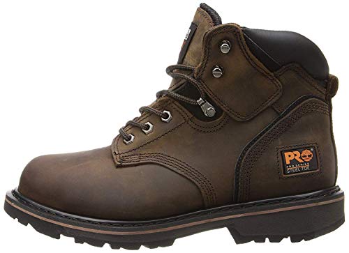 Timberland PRO Men's Pit Boss 6 Inch Soft Toe Industrial Work Boot, Brown, 10.5