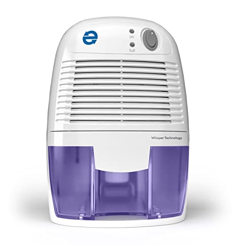 Eva-Dry EDV-1100 Whisper-quiet 16 OZ Dehumidifier with Auto Shut Off and Restart for small spaces in...