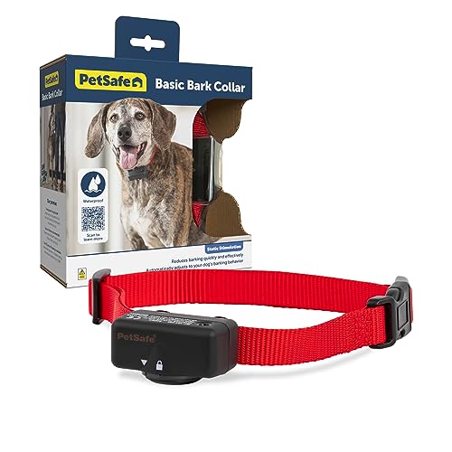 PetSafe Basic Bark Control Collar for Dogs 8 lb. and Up, Anti-Bark Training Device, Breeds,...