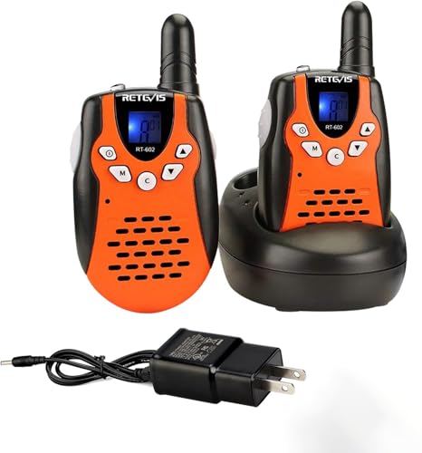 Retevis RT602 Walkie Talkies for Kids Rechargeable,KidsToy with Batteries Charger Station,Toy Walkie...