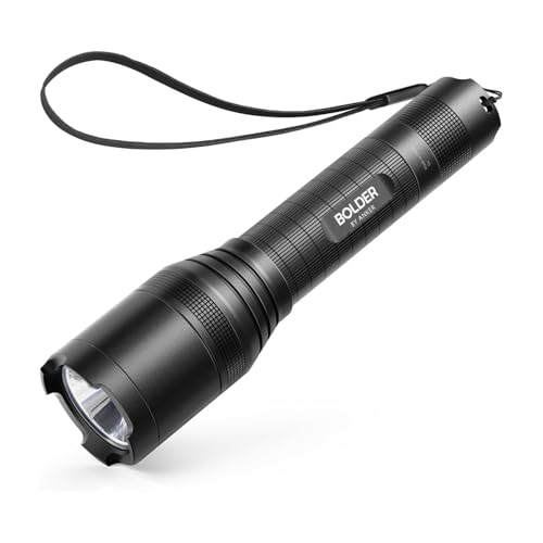 Anker Rechargeable Bolder LC90 LED Flashlight, Pocket-Sized Torch with Super Bright 900 Lumens CREE...