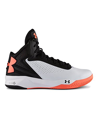 Under Armour Mens UA Micro G¿ Torch White/Black/After Burn 11.5 D (M)