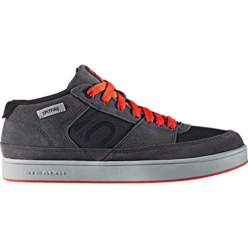 Five Ten Men's Spitfire Bike Shoe,Dark Grey/Bold Orange,12 M US