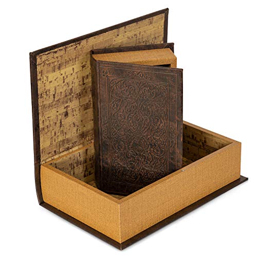 BNFUSA GFBOOK2 2 Piece Faux Book Safe Set