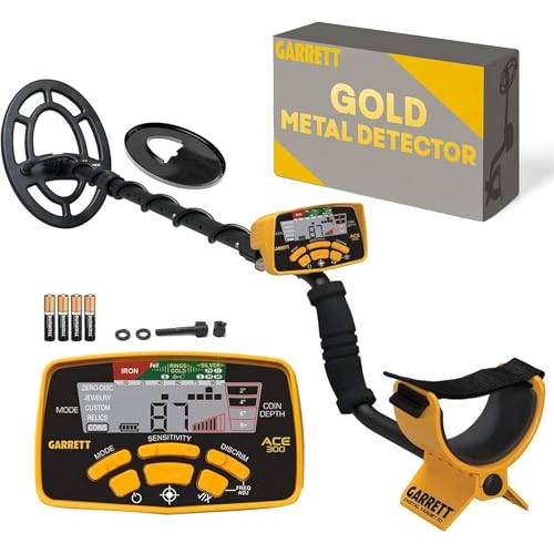 Garrett ACE 300 Metal Detector for Adults - Made in the USA - Gold Metal Detector - Waterproof Coil,...