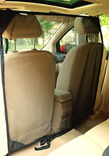 NAC&ZAC SUV Pet Barrier - High See Through Net Vehicle Pet Barrier to Keep Dogs and Pet Hair Out of...
