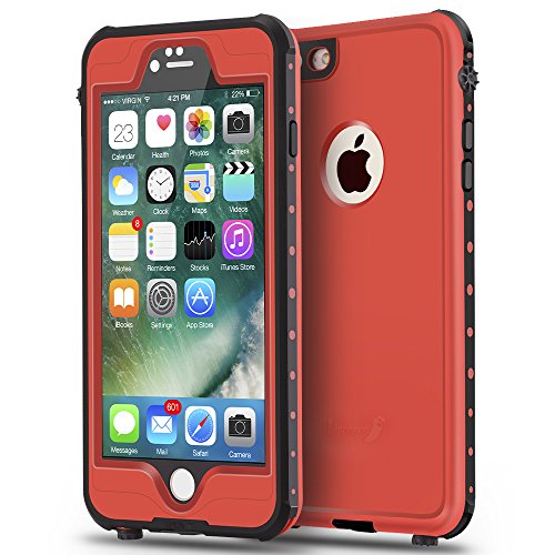 ImpactStrong Compatible with iPhone 6 Plus / 6S Plus Waterproof Case [Fingerprint ID Compatible]...