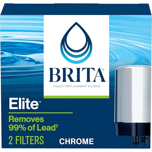 Brita Replacement Water Filter for Faucet Mount, Removes 99% of Lead, Sink Filtration System,...