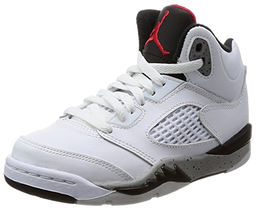 Nike Kids Jordan 5 Retro Basketball Shoe (2 M US Litlle Kids)