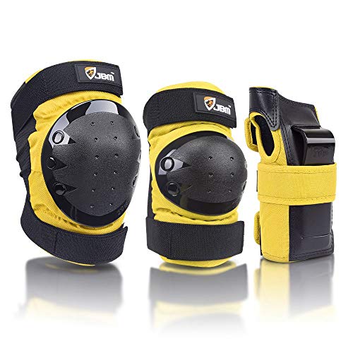 JBM Adult & Kids Knee Pads Elbow Pads and Wrist Guards for Inline Skating, Roller Skating,...